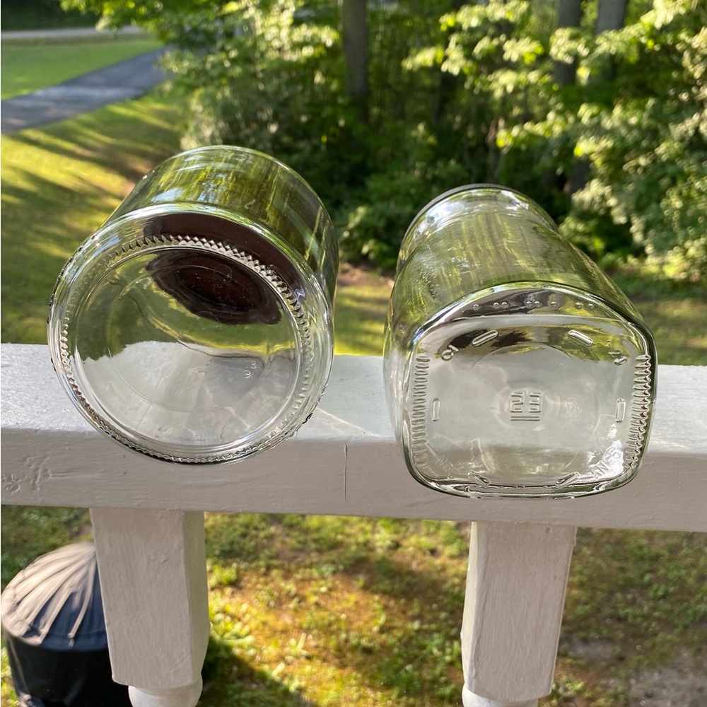 Coffee Glass Jar Bundle With Lids (2) For Storage Arts & Crafts - Picture 8 of 16
